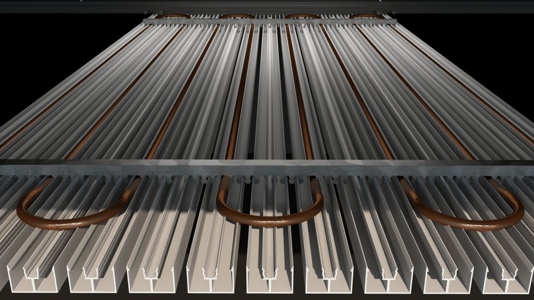 Square Radiant Lamellar